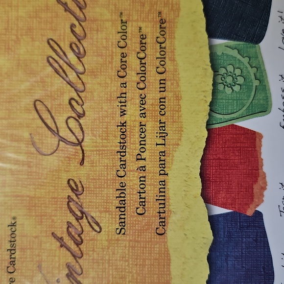 Tim Holtz Darice Kraft-Core Color core Scrapbook Paper BNIP - Picture 3 of 10